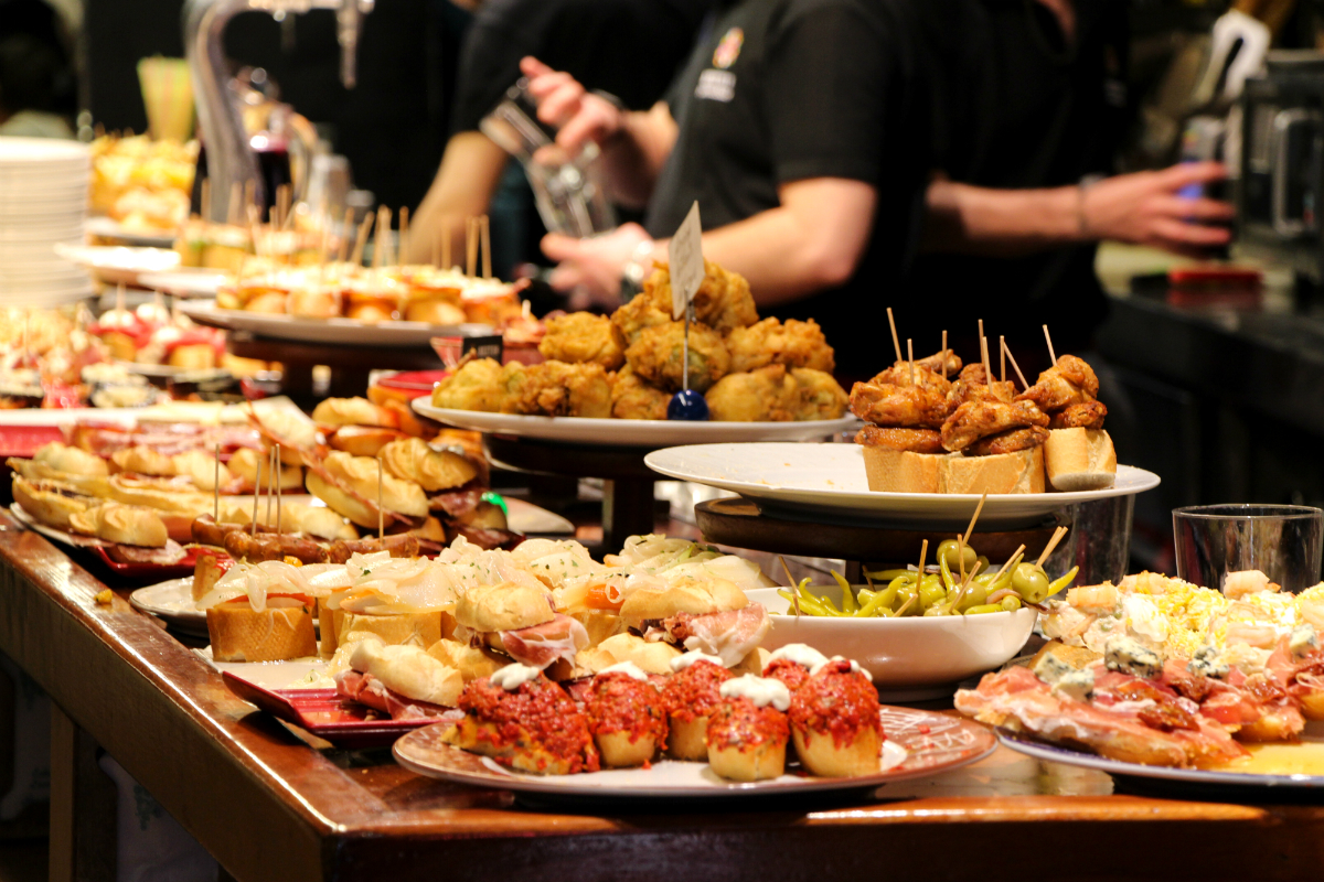 pintxos in San Sebastián